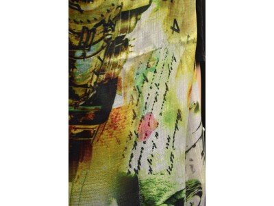 Zijde pashmina sjaal, film, liefde, valt soepel
